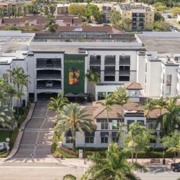 aerial of city buildings